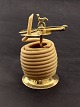 Middelfart 
Antik presents: 
Brass 
stack 
candlestick 
with bird on 
top