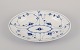 Royal 
Copenhagen 
Musselmalet 
Riflet. Ovalt 
serveringsfad 
...