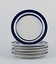 L'Art presents: 
Ulla 
Procopé for 
Arabia, 
Finland.
A set of six 
"Anemone" 
stoneware 
dinner plates.
