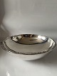 Silver bowl by Evald Nielsen, with a beautiful pattern on the edge. Stamped with 
3 towers.