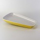Lyngby 
trekantet fad
Gul 
glasurfarvet
24,5 cm