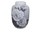 Royal 
Copenhagen
Vase med låg 
dekoreret med 
krysantemum