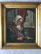 Maleri af Peter 
Herman 
Rasmussen - 
Portræt af 
kunstneres ...