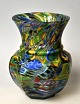 Millefiori vase Johansfors glasbruk, Sverige.