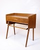 Sidebord / 
Natbord - 
Teaktræ - 
Skuffe - 
Flethylde - ...