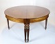 Osted Antik & 
Design 
presents: 
Antique 
Round Dining 
Table - Hand 
Polished 
Mahogany - 
Round Legs With 
Grooves - ...