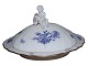 Antik K 
presents: 
Blue 
Flower Curved 
with gold edge
Large and rare 
lidded bowl 
with figurine 
on top