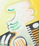 L'Art 
præsenterer: 
Osmund 
Hansen
Abstrakt 
komposition.
Gouache på 
papir.