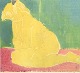 L'Art 
præsenterer: 
Bragi 
Ásgeirsson 
(1931–2016)
Aktstudie.
Farvetræsnit i 
gule, grønne og 
røde toner.