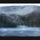 "Blå aften, 
Norge" Olie 
maleri på 
lærred. 
monteret i ...