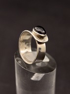 Sterling slv ring med ametyst