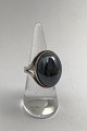 Hans Hansen 
Sterling Sølv 
Ring (Hæmatit)
