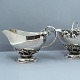 Georg Jensen; 
Sukkerskål og 
flødekande 
sterlingsølv, 
nr. ...