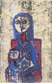 Sven Linder
Moder med 
barn.
Mixed media på 
plade, bag ...