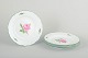 Meissen
4 tallerkener 
“Pink Rose”, 
1930’erne.