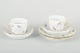 L'Art presents: 
Meissen
2 mocha cups 
with saucers 
and plates, 
mid-20th 
century.