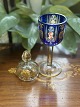 Stentoft Antik 
presents: 
Bohemia 
crystal goblets 
with lids made 
of overflow 
glass, hand-cut 
lead crystal, 
...