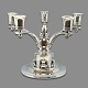 Antik 
Damgaard-
Lauritsen 
presents: 
Evald 
Nielsen; 
Five-armed 
candlestick in 
silver