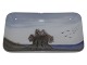 Royal CopenhagenSmall Art Nouveau tray with haystack from 1898-1923
