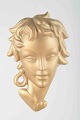 L'Art presents: 
Italian 
wall relief, 
female head, 
1950s.
