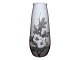 Royal Copenhagen 
Tall Art nouveau vase decorated with black berry 
flowers