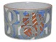 Royal Copenhagen art potteryBowl with letters by Bo Kristiansen