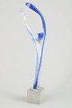 L'Art presents: Lena Olsson, Sweden.Glass sculpture on marble base, late 20th century.