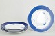 L'Art presents: Royal Copenhagen5 large dinner plates, 1950s.