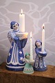 K&Co. presents: 
L. Hjorth 
ceramics rare 
large angel 
with blue / 
white 
glazeHeight: 
22cm...