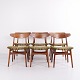 Osted Antik & 
Design 
præsenterer: 
Sæt af 6 
spisebordsstole 
– Hans J. 
Wegner – Model 
CH30 – Teak & 
eg – ...