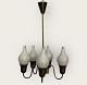Moster Olga - 
Antik og Design 
presents: 
Chandelier
Glass Brass
Large Tulip 
Shades
DKK 1650