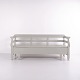 Osted Antik & Design presents: Antique Storage Bench – Grey Painted – Pine Wood – Storage – Circa 1860s