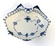 Lundin Antique presents: Royal Copenhagen. Blue fluted, full lace. Pickle dish. Model 1074. Width 19 cm. (1 ...
