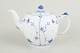 Royal CopenhagenBlue Fluted Plain teapot, late 20th ...