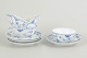 Royal CopenhagenBlue Fluted Half Lace teacups with ...