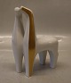 Klosterkælderen presents: B&G 4208 Horses small - pair Agnethe Jørgensen 19 cm Gold and White