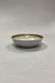 Danam Antik presents: Royal Copenhagen Gold Fan Bowl No. 11529