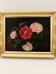 Blomster maleri 30 x 37 olie på lærred