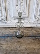 Karstens Antik presents: Holmegaard small drinking bottle in smoke-colored glass 16 cm.
