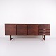 Osted Antik & Design presents: Sideboard - Rosewood - Aluminum Handles & Feet - Kai Kristiansen - Feldballes ...