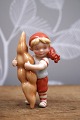 K&Co. presents: Royal Copenhagen Pixie in porcelain, no.181 - Girl with a scythe.