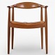 Roxy Klassik presents: Hans J. Wegner / Johannes Hansen.JH 503 - 'The Chair' armchair in mahogany with seat ...