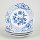 L'Art presents: Meissen, Blue Onion openwork plates, set of four.