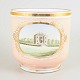 L'Art presents: Danish Vase with Motif of the Hermitage Palace & Kronborg Castle, Hand-Painted.