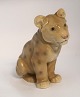 Lundin Antique presents: Bing & Grondahl. Lion cub. Model 1923. Height 15 cm. (1 quality)