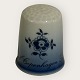 Moster Olga - Antik og Design presents: Royal CopenhagenThimbleBlue Fluted*DKK 250