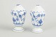 L'Art presents: Royal Copenhagen, Blue Fluted Plain salt and pepper set.