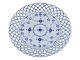 Antik K presents: Blue Fluted Full LaceDouble lace plate 22.9 cm. #1099