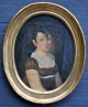 Pegasus – Kunst - Antik - Design presents: Danish Empire portrait artist (19th century): Portrait of a young woman.