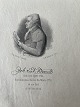Ole Buus Larsen præsenterer: Litografi af C.M. Tegner - Portræt af Professor Johan Ludvig Bernth, Herlufsholm 1856.